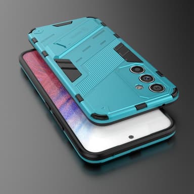SKALO Samsung A54 5G Hybrid BIBERCAS Cover - Turkis