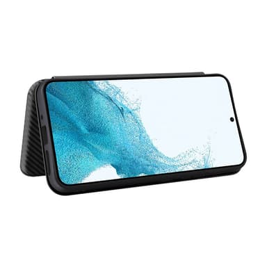 SKALO Samsung A54 5G Carbon Fiber Pungetui - Sort