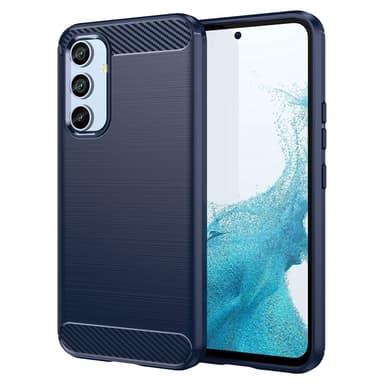 SKALO Samsung A54 5G Armor Carbon Stødsikker TPU-cover - Blå