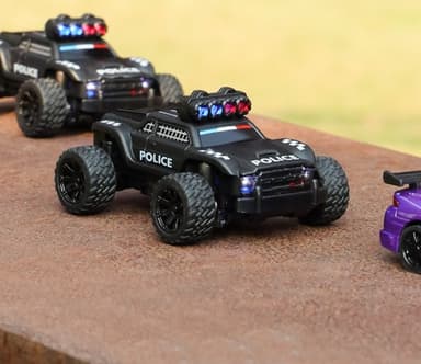 Turbo Racing Baby Monster Truck 1/76 Police - RTR