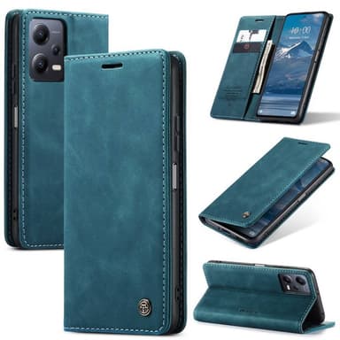 CaseMe Smart Magnet FlipCase Xiaomi Redmi Note 12 5G - Blå