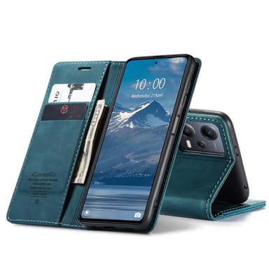 CaseMe Smart Magnet FlipCase Xiaomi Redmi Note 12 5G - Blå