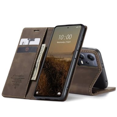 CaseMe Smart Magnet FlipCase Xiaomi Redmi Note 12 5G - Coffee