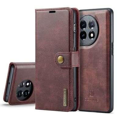 Wallet DG-Ming 2i1 OnePlus 11 - Rød
