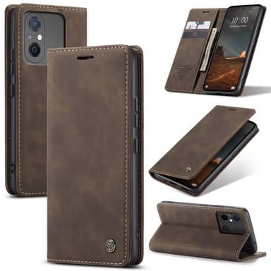 CaseMe Smart Magnet FlipCase Xiaomi Redmi 12C - Coffee