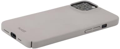 Holdit Slim Case iPhone 12/12 Pro cover (gråbrun)