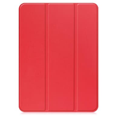 Til OnePlus Pad Tri-fold Stand Wake/Sleep Cover Tabletetui - Rød