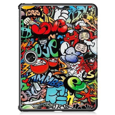 Til OnePlus Pad Trifold Stand Tabletcover-etui - Graffiti