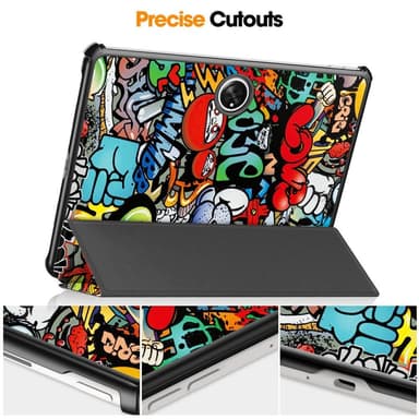 Til OnePlus Pad Trifold Stand Tabletcover-etui - Graffiti