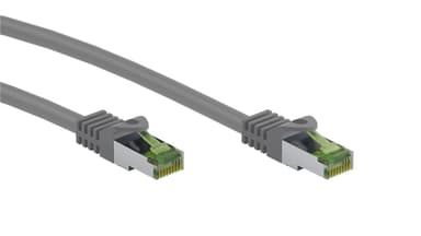Goobay GHMT-certificeret CAT 8.1 netværkskabel, S/FTP (PiMF), grå