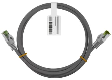 GHMT-certificeret CAT 8.1 netværkskabel, S/FTP (PiMF), grå