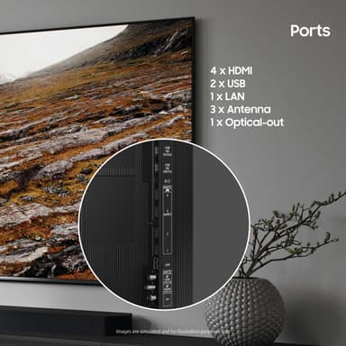 Samsung 55" Q80C 4K QLED Smart TV (2023)