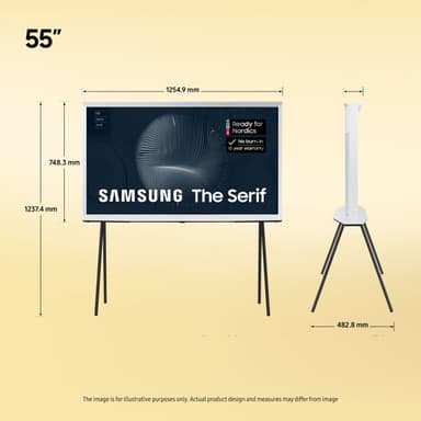 Samsung 55" LS01BG The Serif 4K QLED Smart TV (2023)