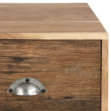 WOMO-DESIGN TV Lowboard Taipei cm med 2 skuffer 110x50x40, massivt træ Acacia og