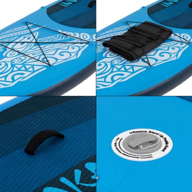 Surfbræt Stand Up Paddle SUP bord Makani padle bord oppustelige Blå 320 cm