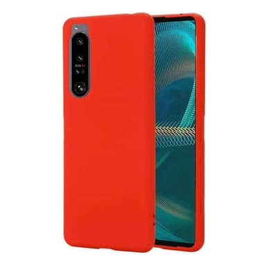 Liquid silikone cover Sony Xperia 1 V - Rød