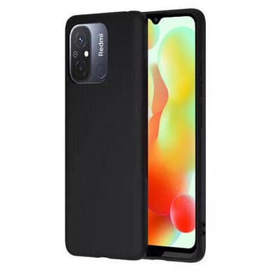 Silikone cover Xiaomi Redmi 12C - Sort