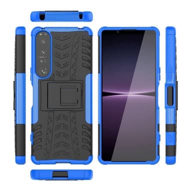 Stødbestandigt cover med stativ Sony Xperia 1 V - Blå