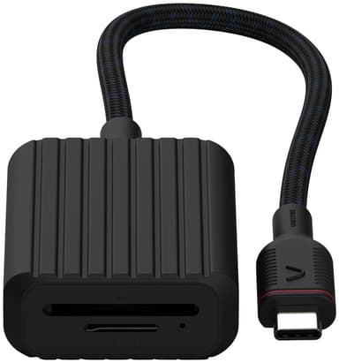 Unysink USB-C til hukommelseskort-adapter 10381 (sort)