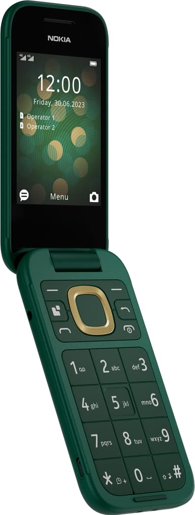 Nokia 2660 flip-mobil (grøn)