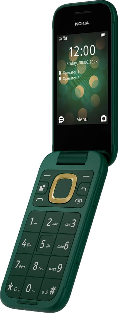 Nokia 2660 flip-mobil (grøn)