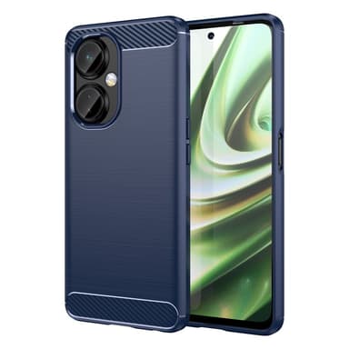 SKALO OnePlus Nord CE 3 Lite 5G Armor Carbon Stødsikker TPU-cover - Blå