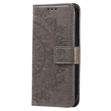 SKALO Google Pixel 7a Mandala Flip Cover - Grå