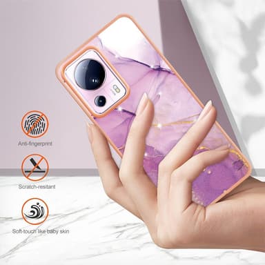 SKALO Xiaomi 13 Lite Marmor TPU-cover - #1