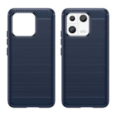 SKALO Xiaomi 13 5G Armor Carbon Stødsikker TPU-cover - Blå