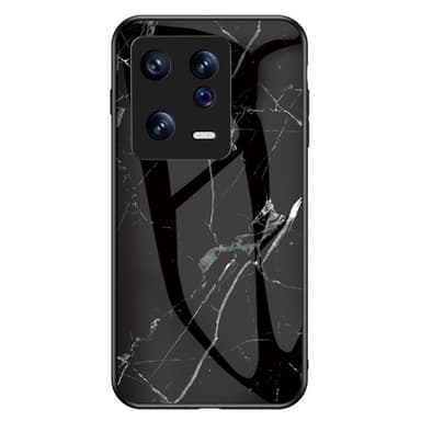 SKALO Xiaomi 13 5G Marmor hærdet glas TPU Cover - #4