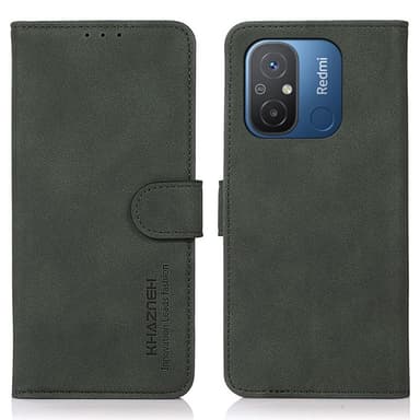 SKALO Xiaomi Redmi 12C 4G KHAZNEH Pungetui i PU-læder - Grøn