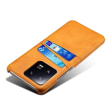 SKALO Xiaomi 13 Pro 5G PU-læder Kortholder Cover - Lys brun