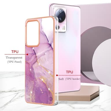 SKALO Xiaomi 13 Lite Marmor TPU-cover - #1