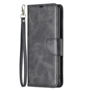 SKALO Motorola Edge 40 Pro 5G Flip Cover m. pung i PU-læder - Sort