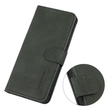 SKALO Xiaomi Redmi 12C 4G KHAZNEH Pungetui i PU-læder - Grøn