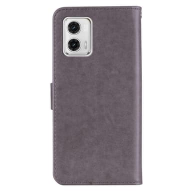 SKALO Motorola Moto G23 4G Mandala Owl Flip Cover - Grå