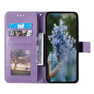 SKALO Motorola Moto G73 5G Mandala Flip Cover - Lilla