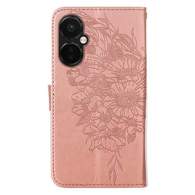 SKALO OnePlus Nord CE 3 Lite 5G Mandala Butterfly Flip Cover - Rosa guld