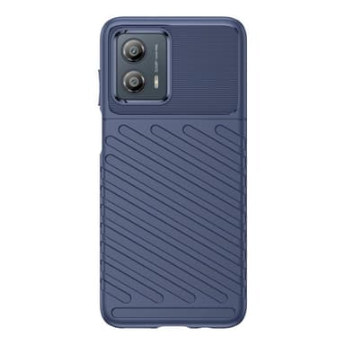 SKALO Motorola Moto G53 5G Twill TPU-cover - Blå