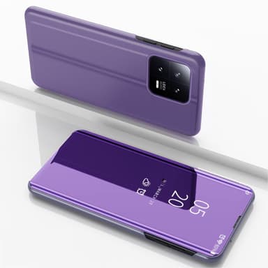 SKALO Xiaomi 13 5G Clear View Mirror Etui - Lilla