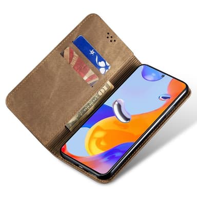 SKALO Xiaomi 13 Pro 5G Jeans Flip Cover - Khaki