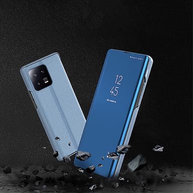 SKALO Xiaomi 13 5G Clear View Mirror Etui - Rosa guld