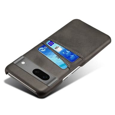 SKALO Google Pixel 7a PU-læder Kortholder Cover - Sort