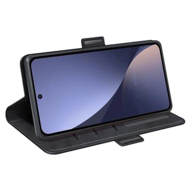 SKALO Xiaomi 13 5G Premium Wallet Flip Cover - Sort