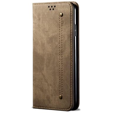 SKALO Xiaomi 13 Pro 5G Jeans Flip Cover - Khaki