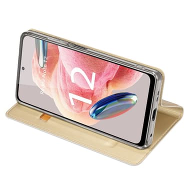 DUX DUCIS Xiaomi Redmi Note 12 4G Skin Pro Series Flip Cover - Guld