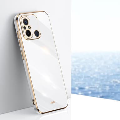 SKALO Xiaomi Redmi 12C 4G XINLI TPU Cover - Hvid
