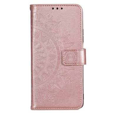 SKALO Motorola Moto G73 5G Mandala Flip Cover - Rosa guld