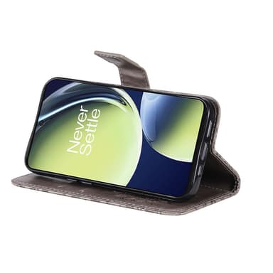 SKALO OnePlus Nord CE 3 Lite 5G Mandala Flip Cover - Grå
