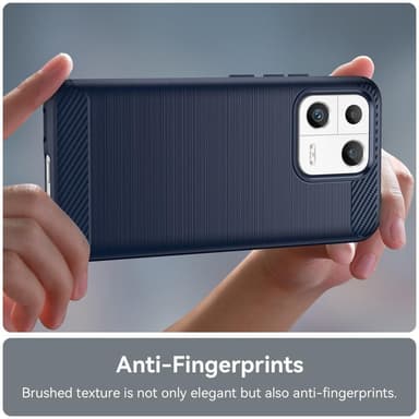 SKALO Xiaomi 13 5G Armor Carbon Stødsikker TPU-cover - Blå